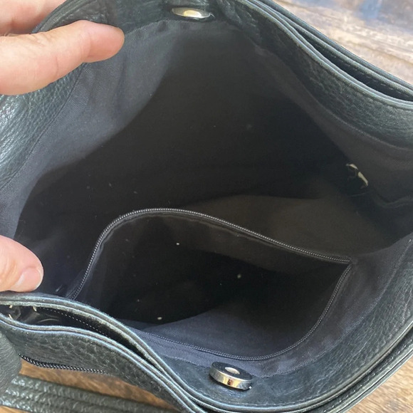 BEAUTIFUL TIGNANELLO BLACK Pebble LEATHER HANDBAG - Picture 8 of 13